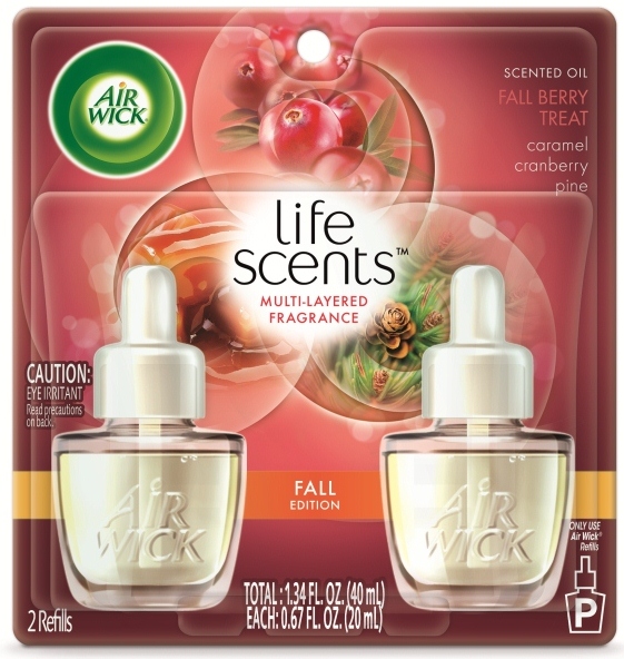 AIR WICK Scented Oil  Fall Berry Treat Discontinued
